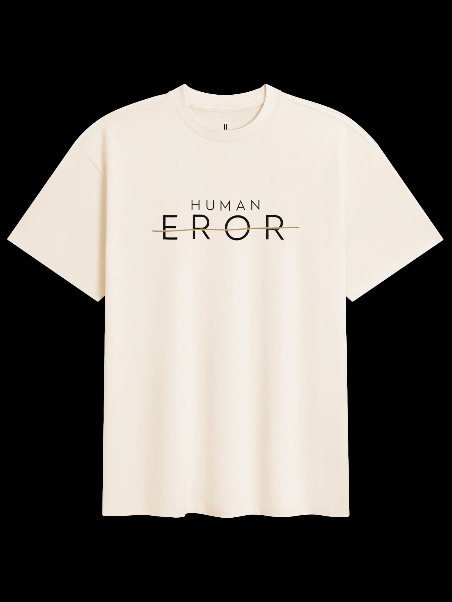 HUMAN EROR UNTITLED 001 — Pause/Eror Tee / Men’s Edition — Light Form