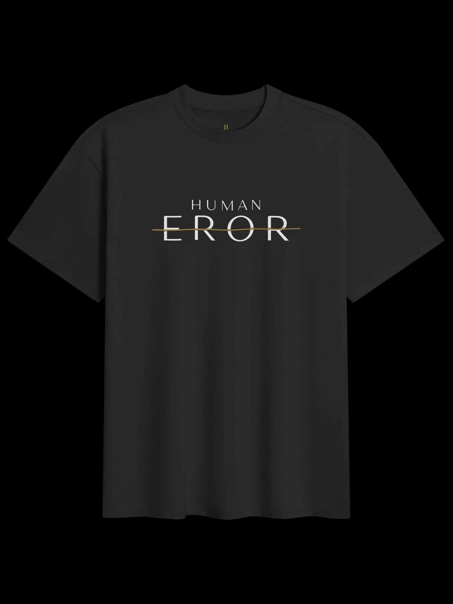 HUMAN EROR UNTITLED 001 — Pause/Eror Tee / Men’s Edition — Dark Form